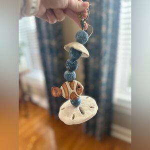 Hanging Fish & Shell Decoration